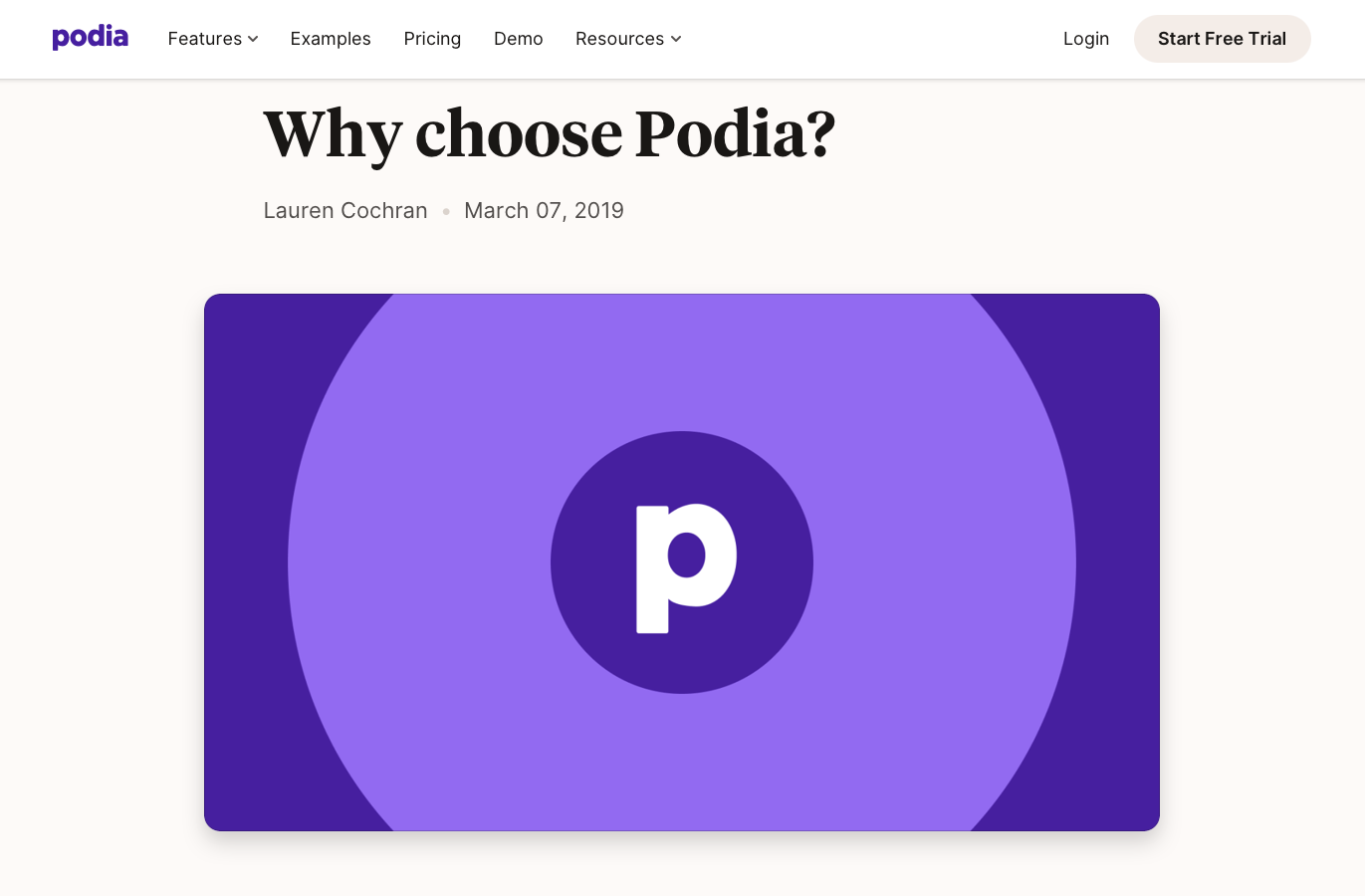 Why choose Podia