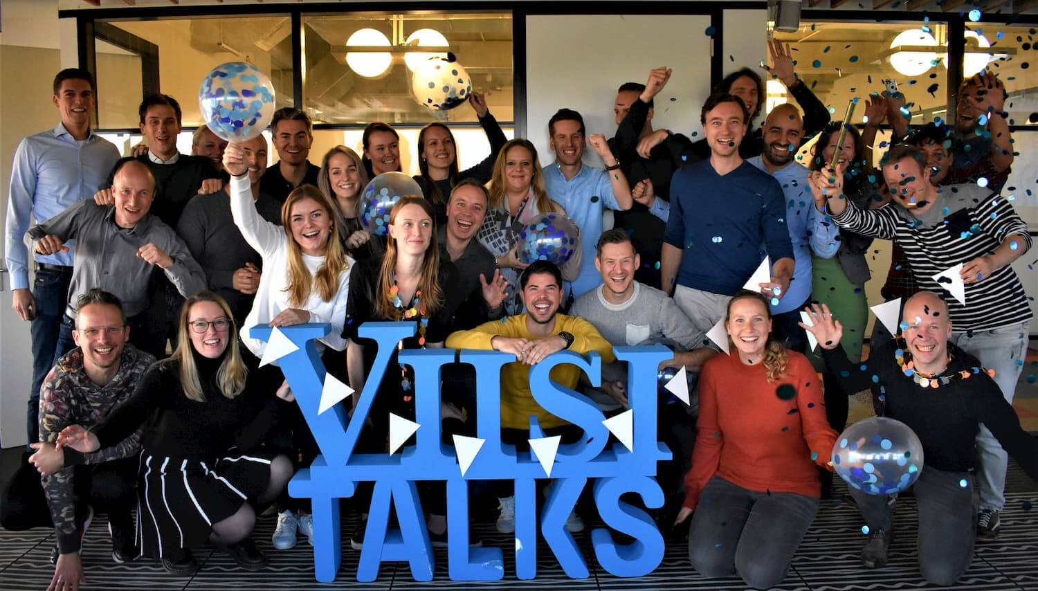 Picture of the Viisi team full of smiles