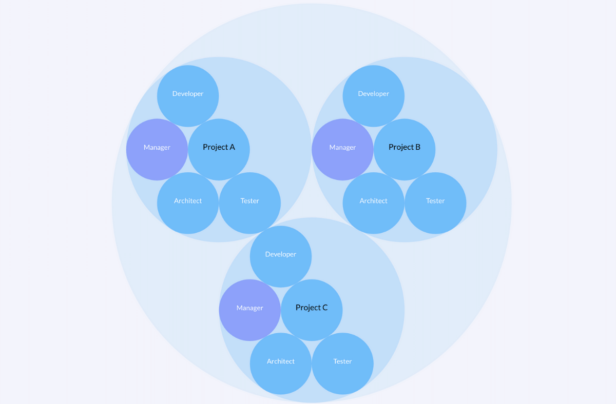 Example of a project-based organization