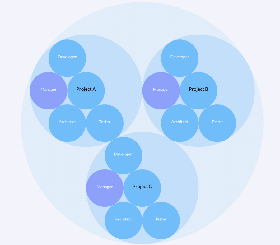 Example of a project-based organization