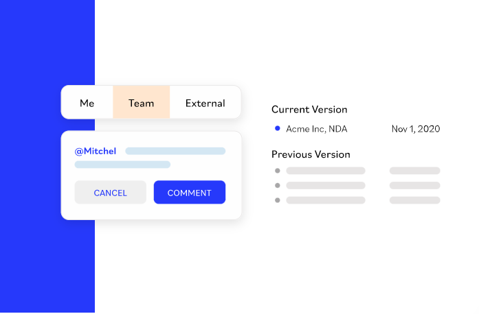 Contract collaboration and comments on SpotDraft