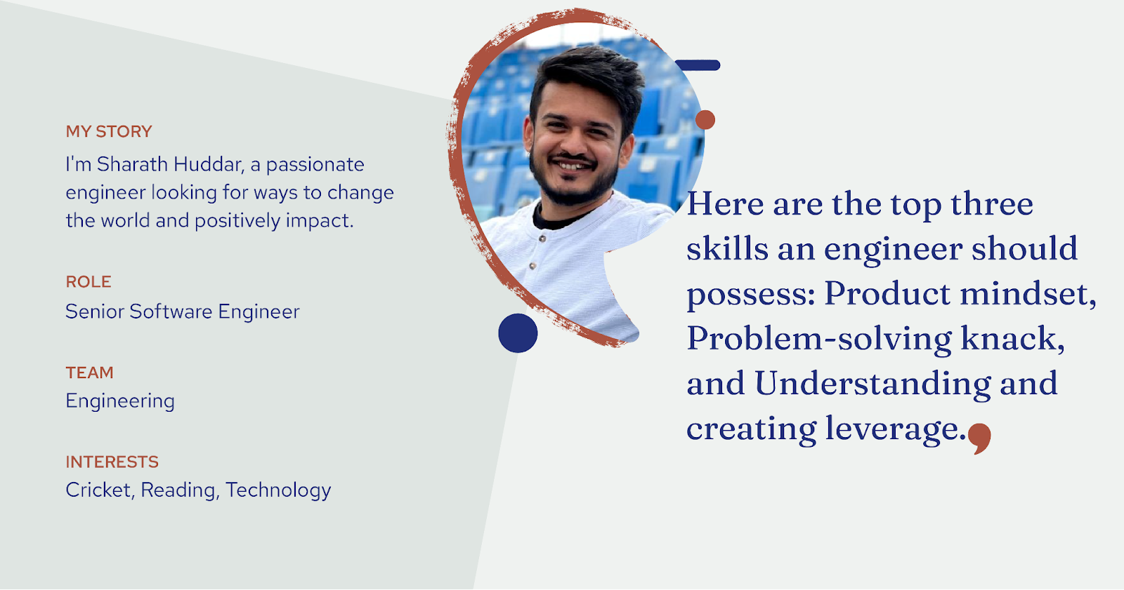 Sharath's journey at SpotDraft