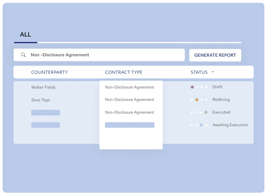 Contract repository