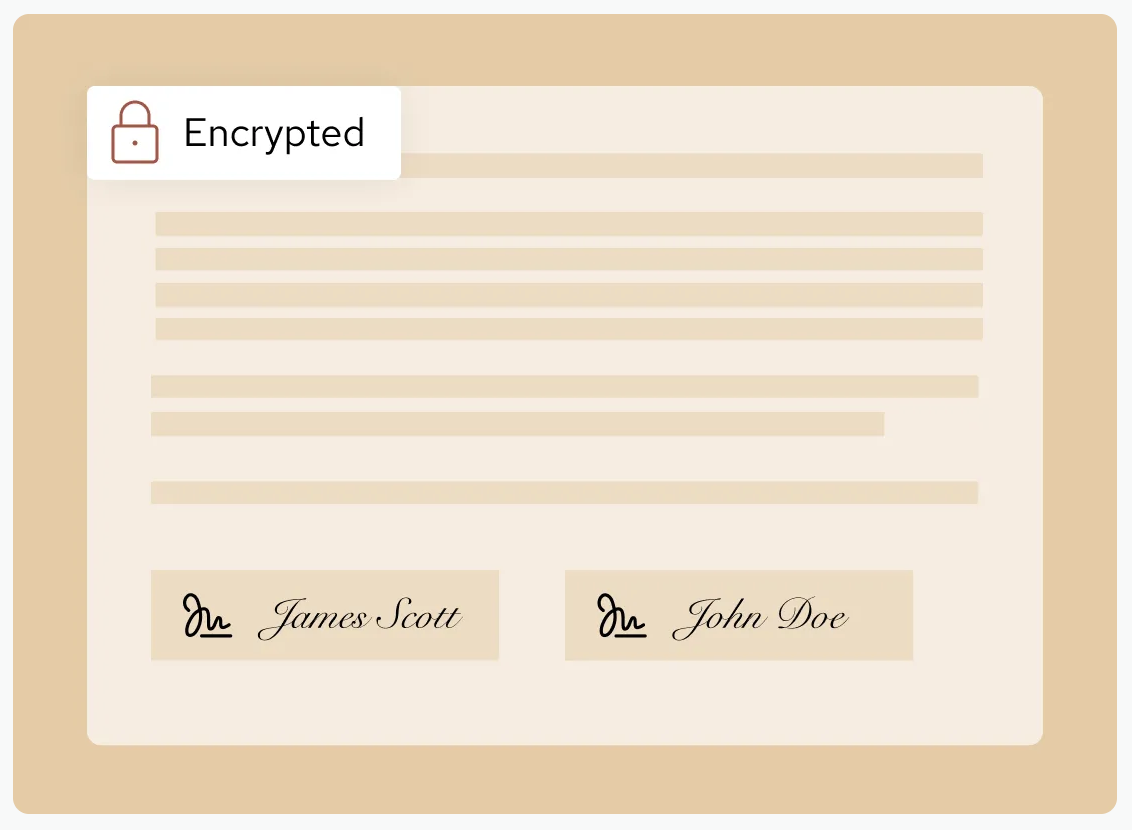 Encrypting contract data