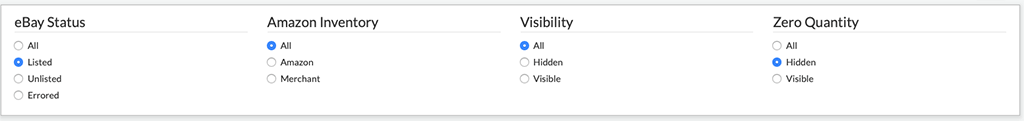 JoeLister Amazon Filters