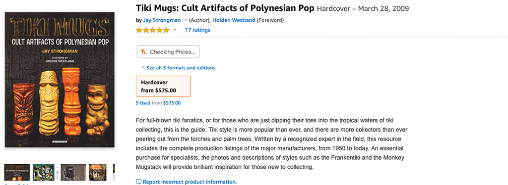 Amazon Tiki Mug book