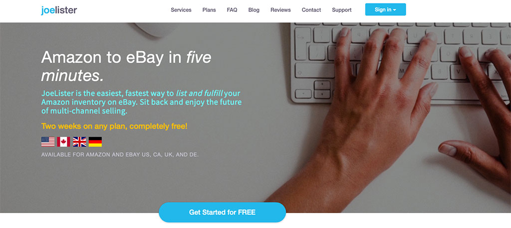 JoeLister = a great way to sell your books on Amazon via eBay