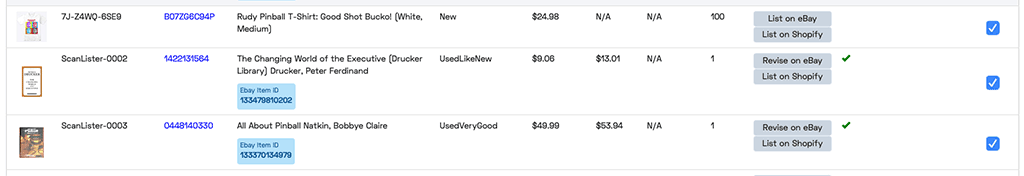 Bulk List to Shopify