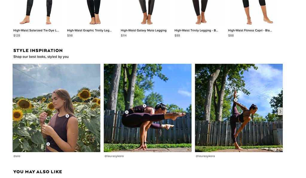 Shopify Marketing: User Generated Content Example