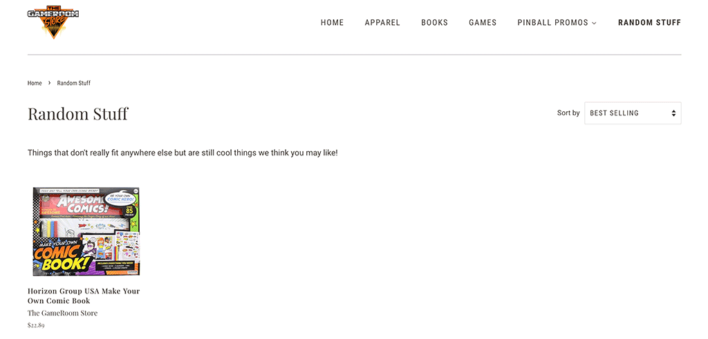 Shopify Product Listed in Store