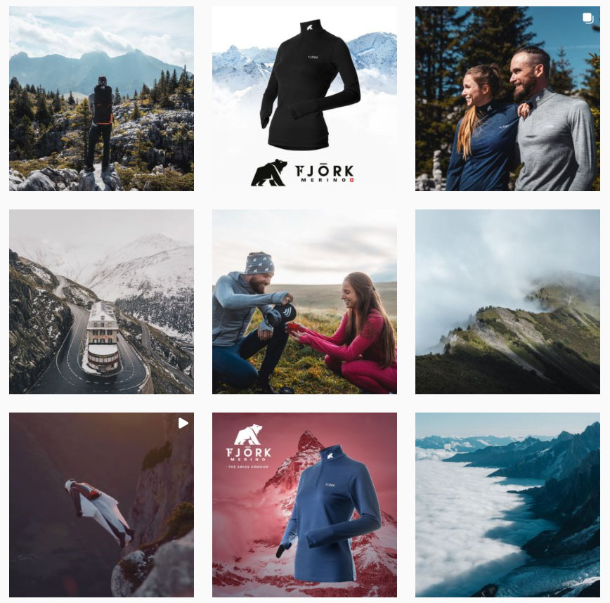 Flux instagram de Fjork Merino