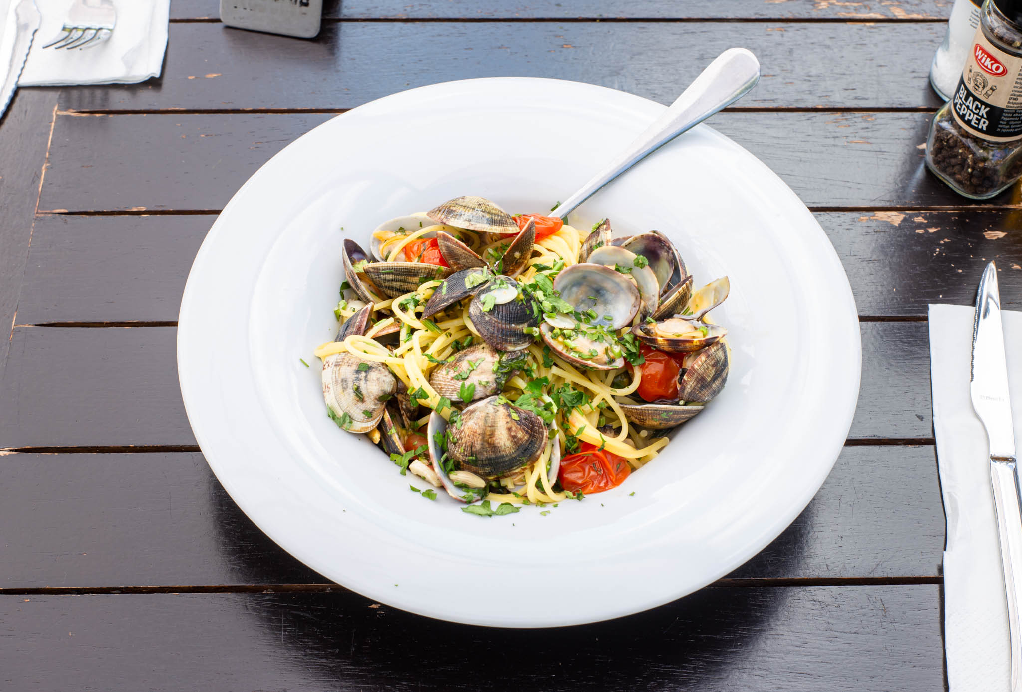Italian dish on the table