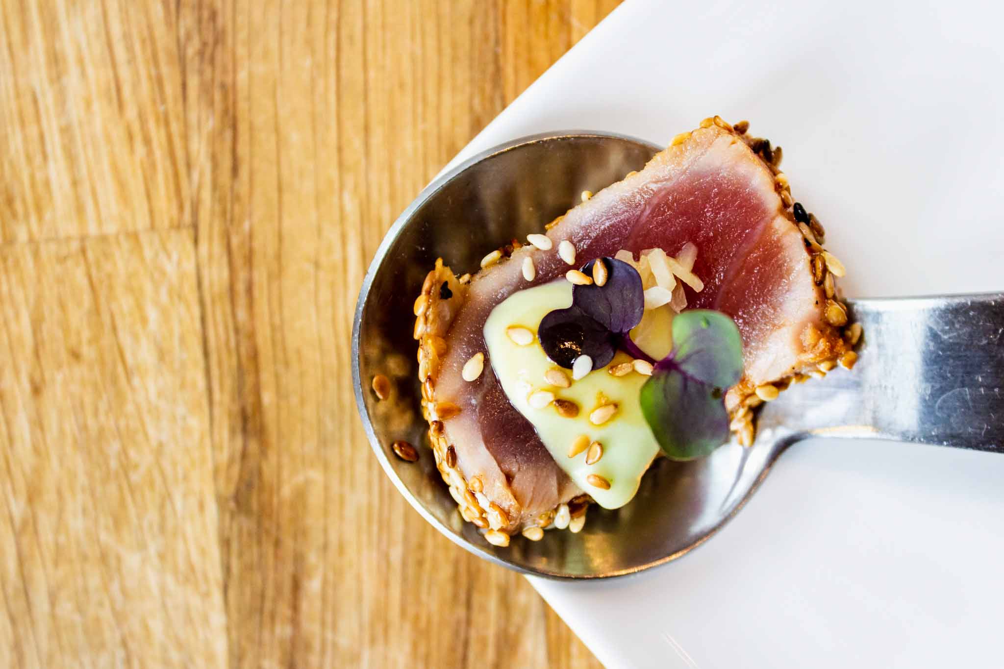 A fancy dish shot from the top