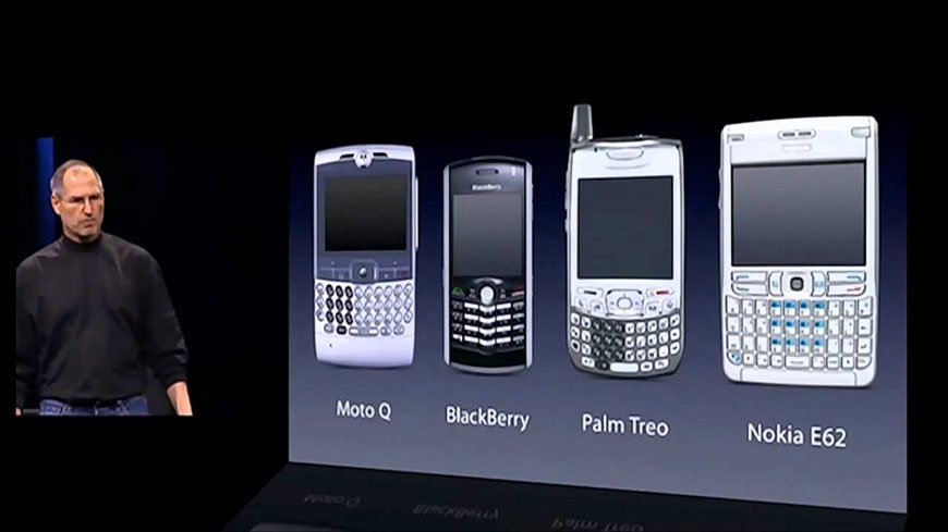 Steve Jobs no lançamento do iPhone