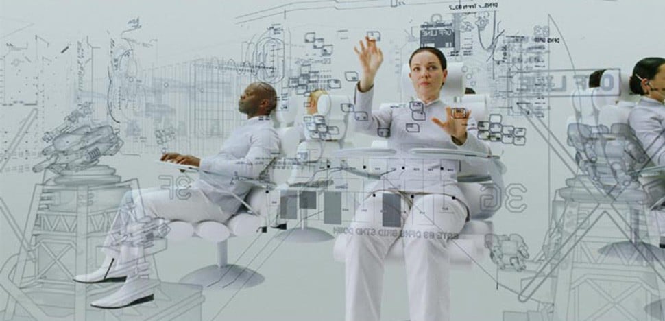 Interface futurista: Matrix Reloaded
