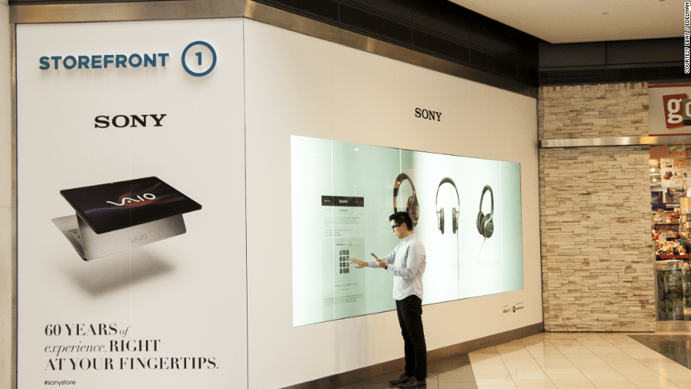 Shopping center interativo