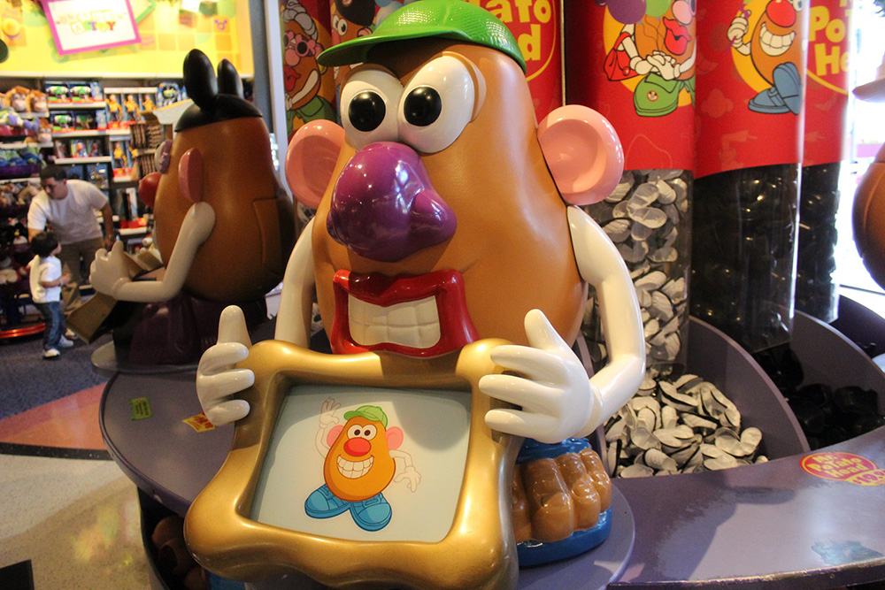 Senhor cabeça de batata, um dos personagens de Toy Story