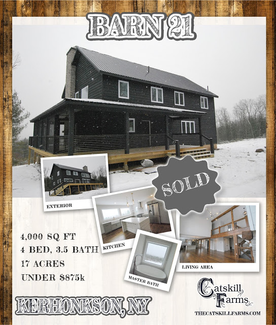 New 4,000 sq ft Barn Ulster County Real Estate Catskills Real