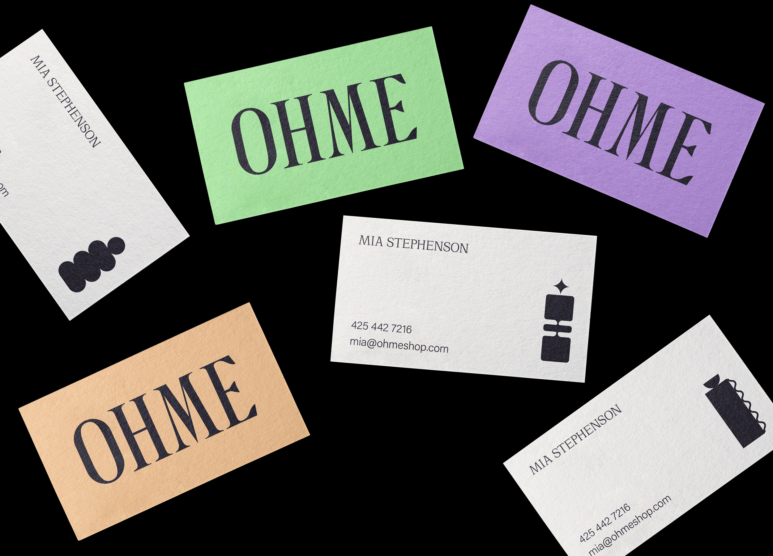 OHME Business Card Design