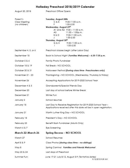 Calendar
