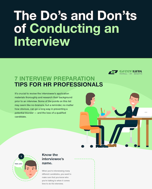 Interview infographic