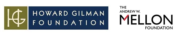 The logos of the Andrew W. Mellon Foundation and the Howard Gilman Foundation