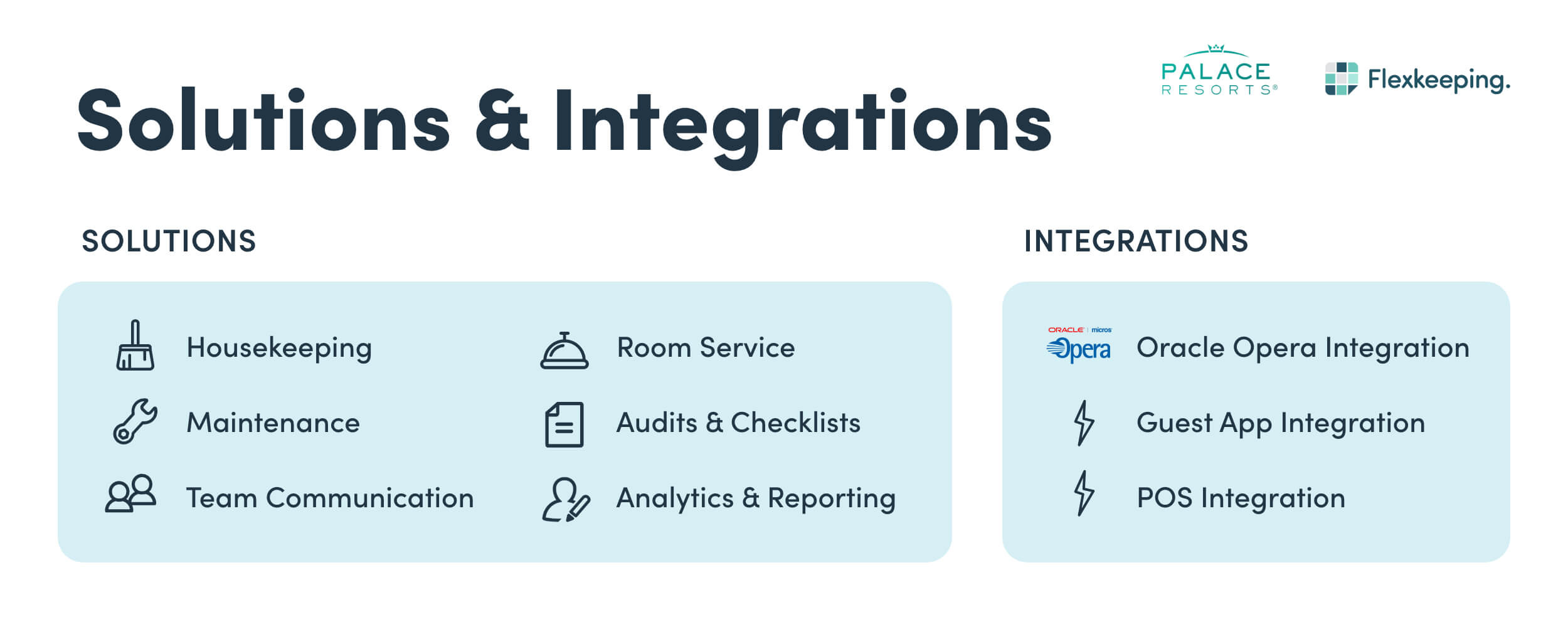 Flexkeeping Solutions & Integrations_Palace Resorts