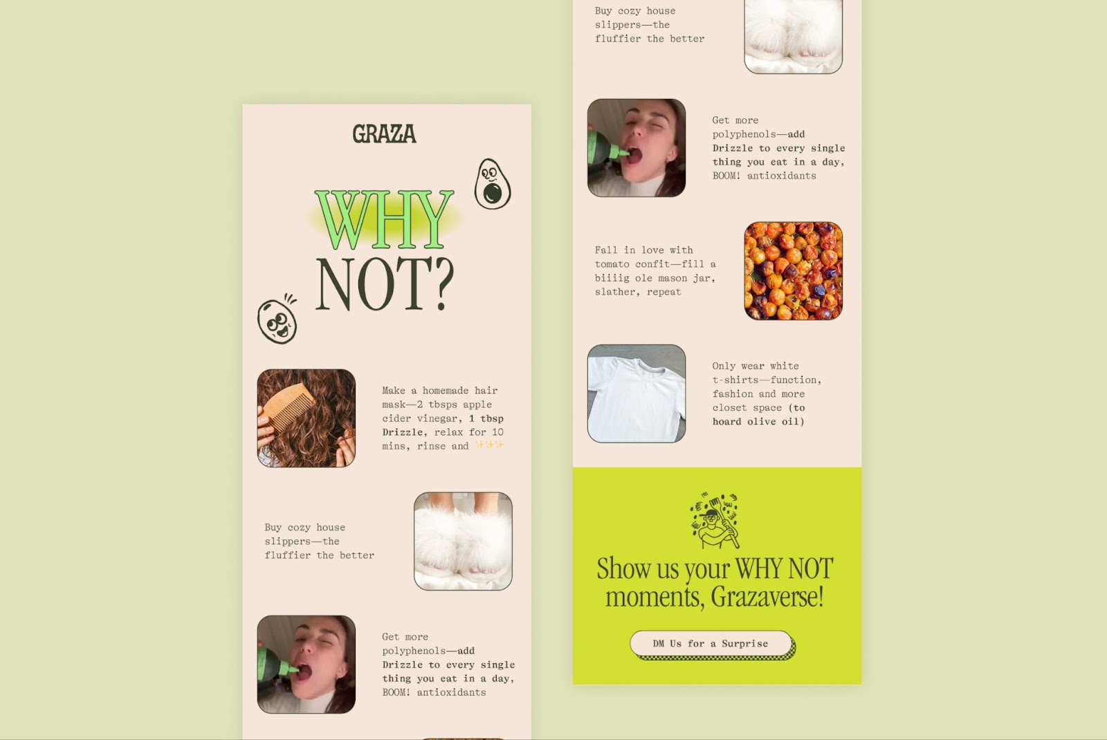 Harvesting High Converting Emails with Graza Olive Oil