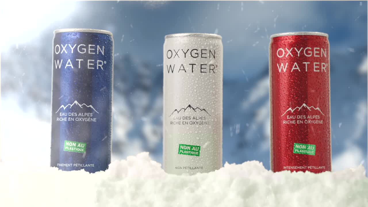 OXYGEN WATER, Oxygen rich water from the Alps. Pure, healthy and in an eco  responsible packaging!