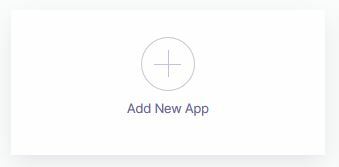 Add New App button
