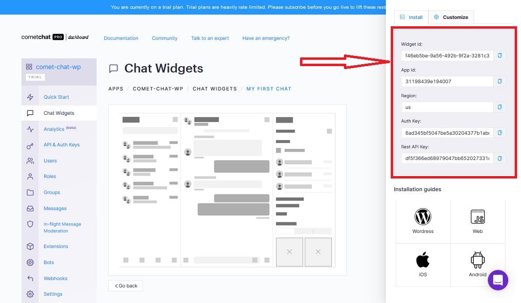 Chat Widget Configurations