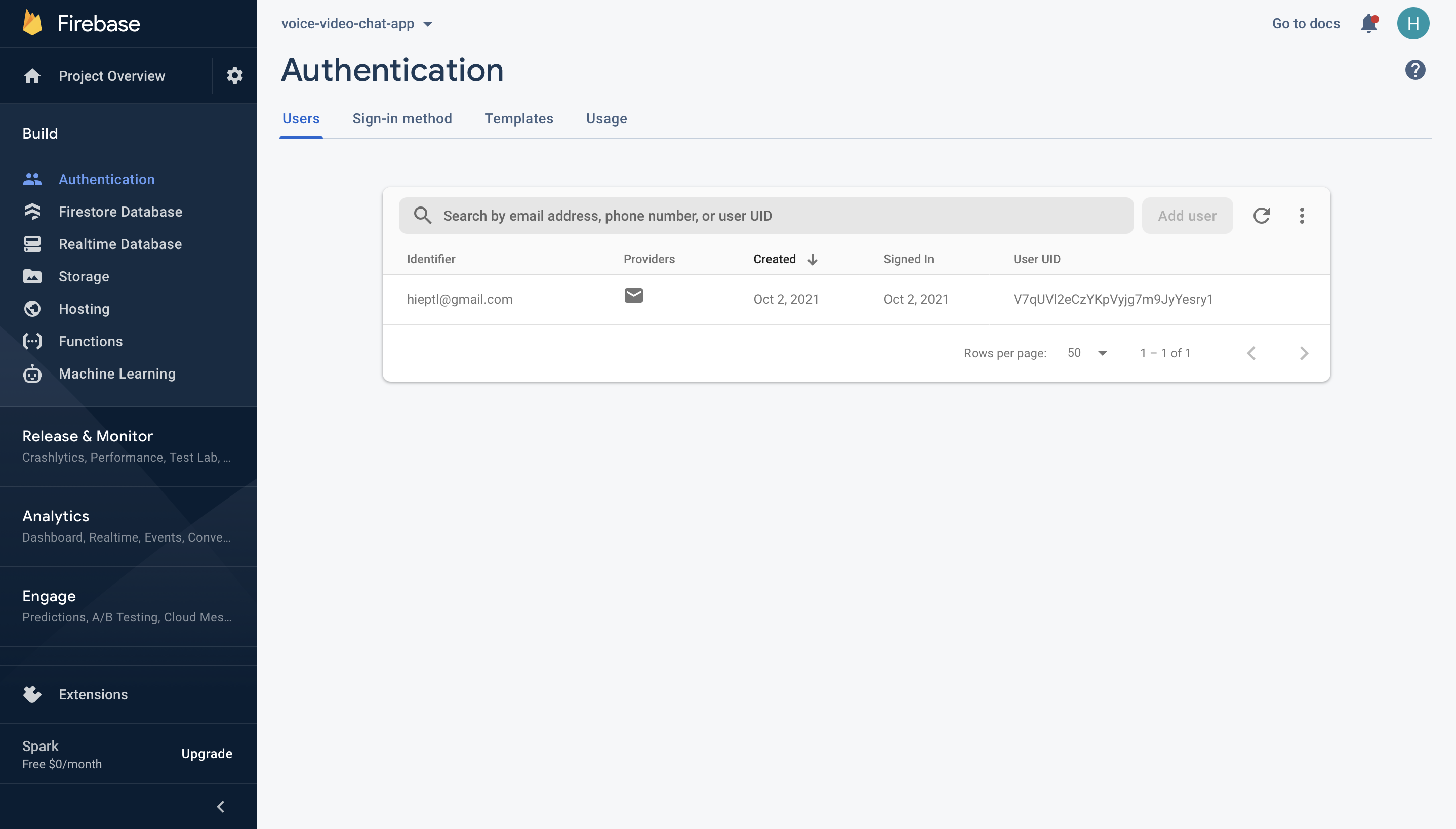 Firebase Authentication