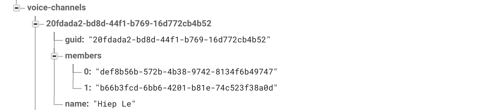 Data Structure - Voice Channel