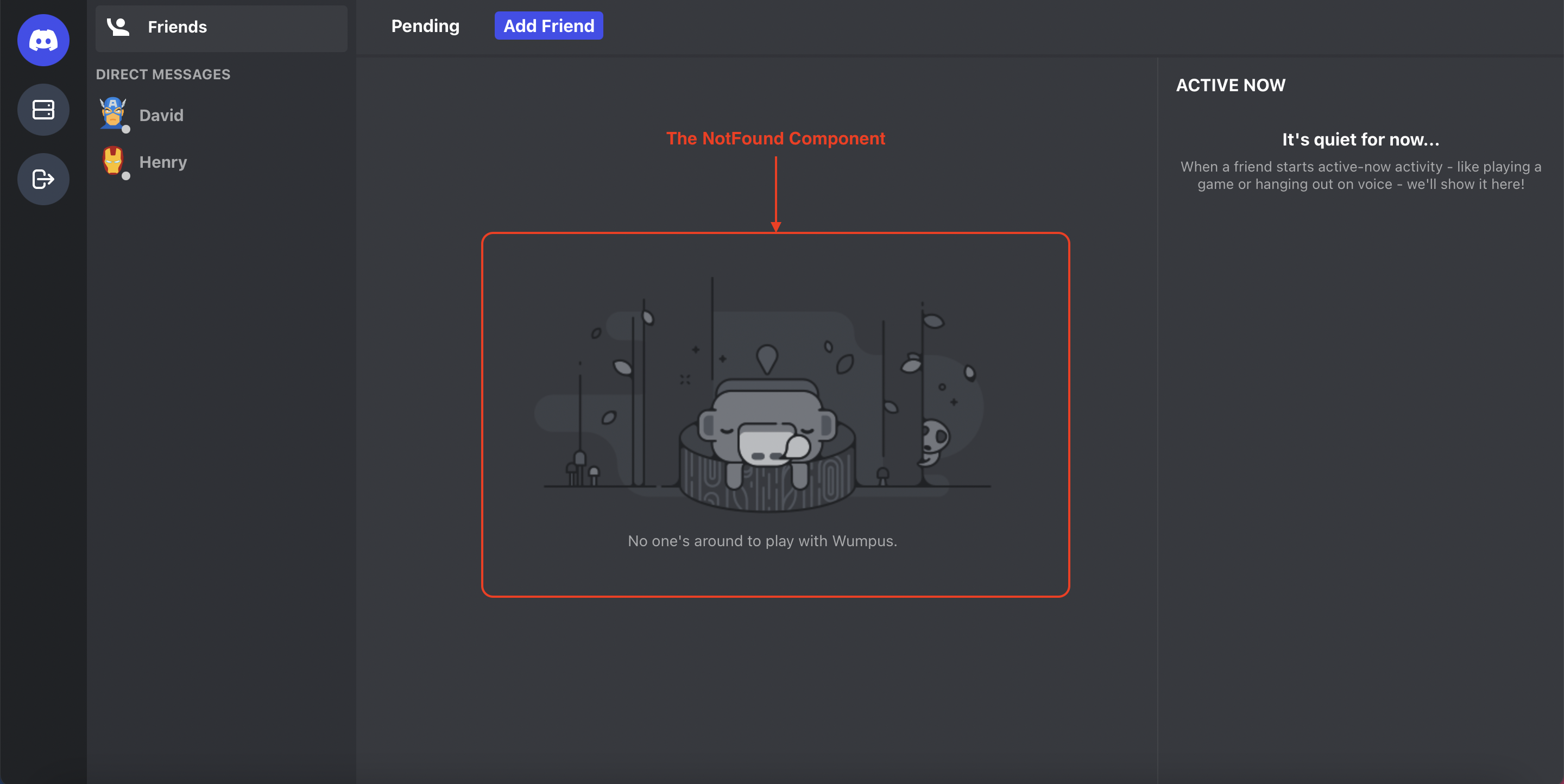 The NotFound Component