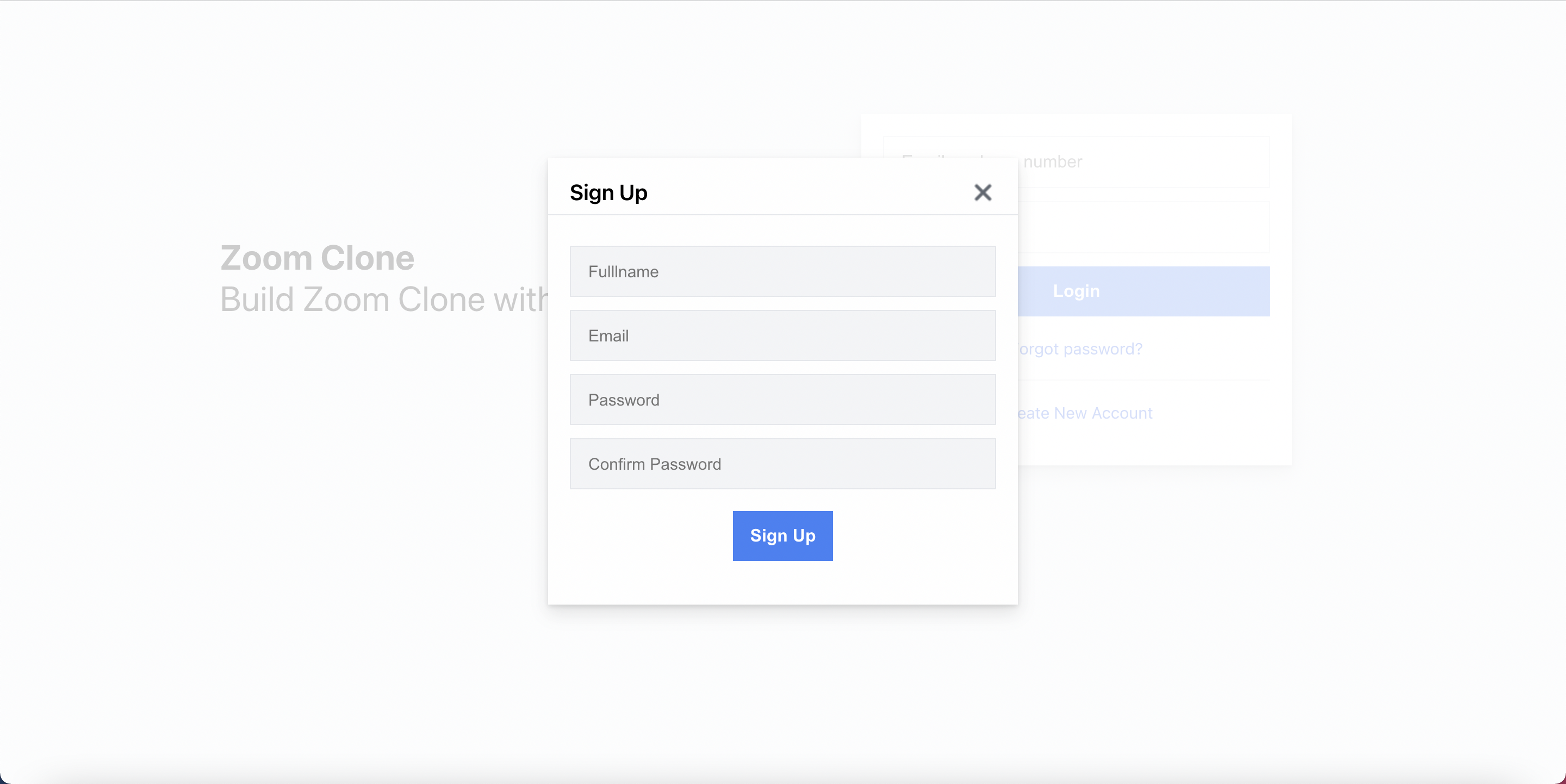 The Sign Up Component