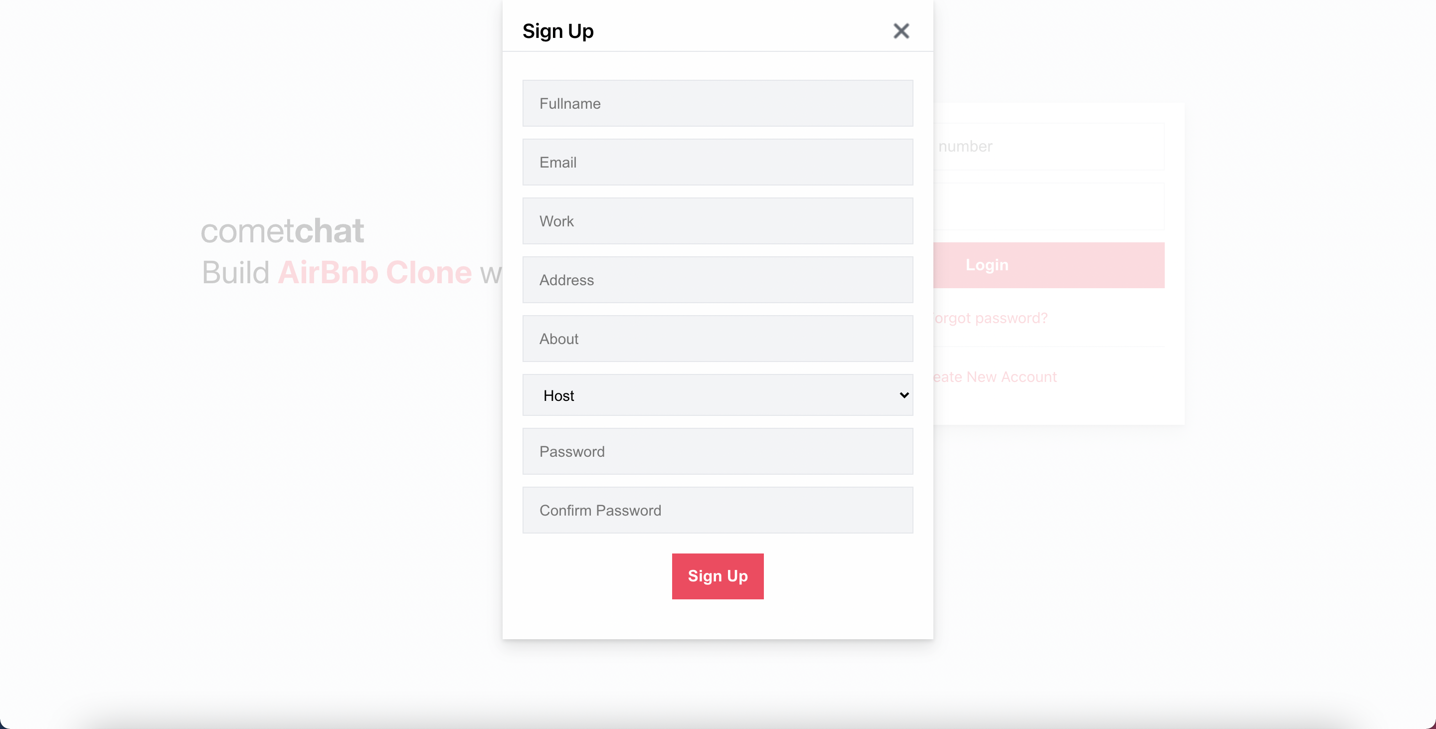 The SignUp Component