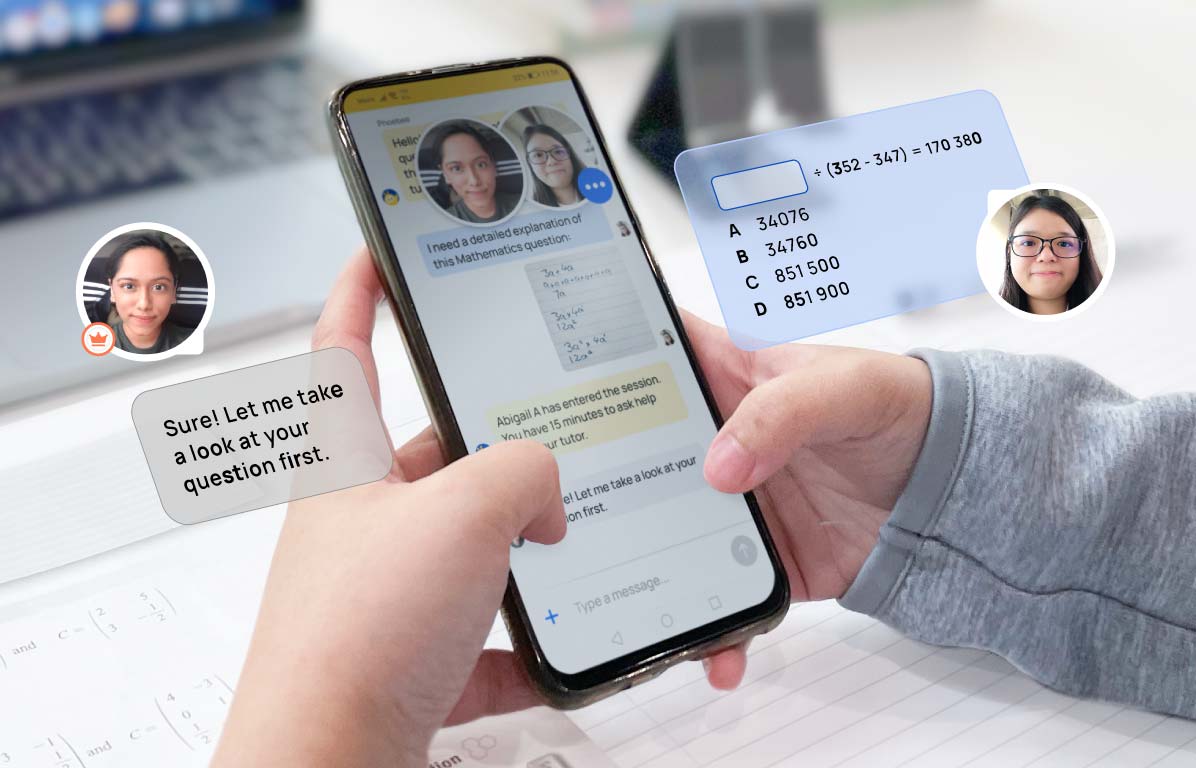 Malaysia's first live video tutoring app that allows your child to complete their homework anytime and anywhere.
