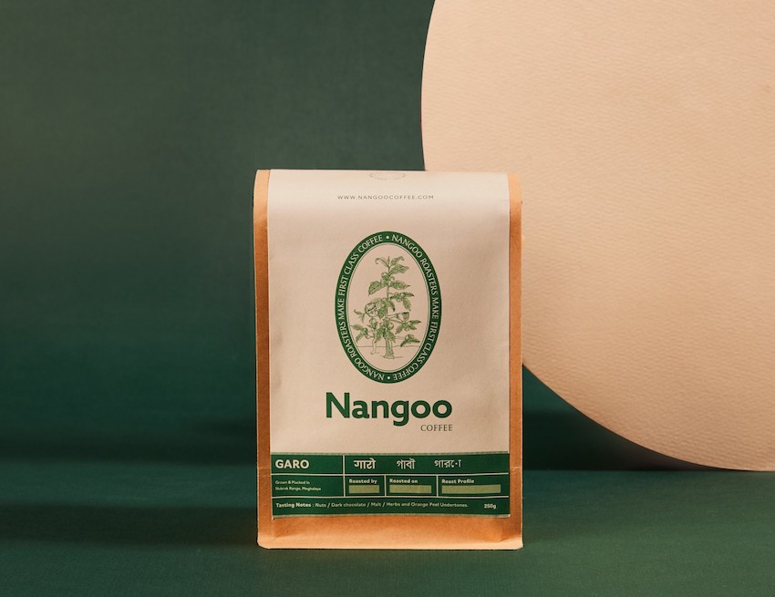 Product styling a brand photoshoot for nangoo coffee