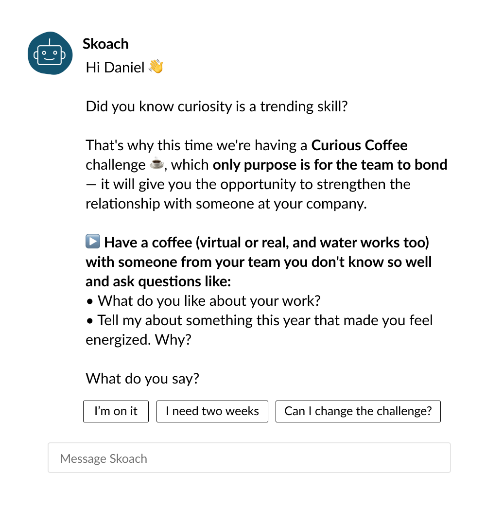 Skoach Proactive Onboarding Challenge