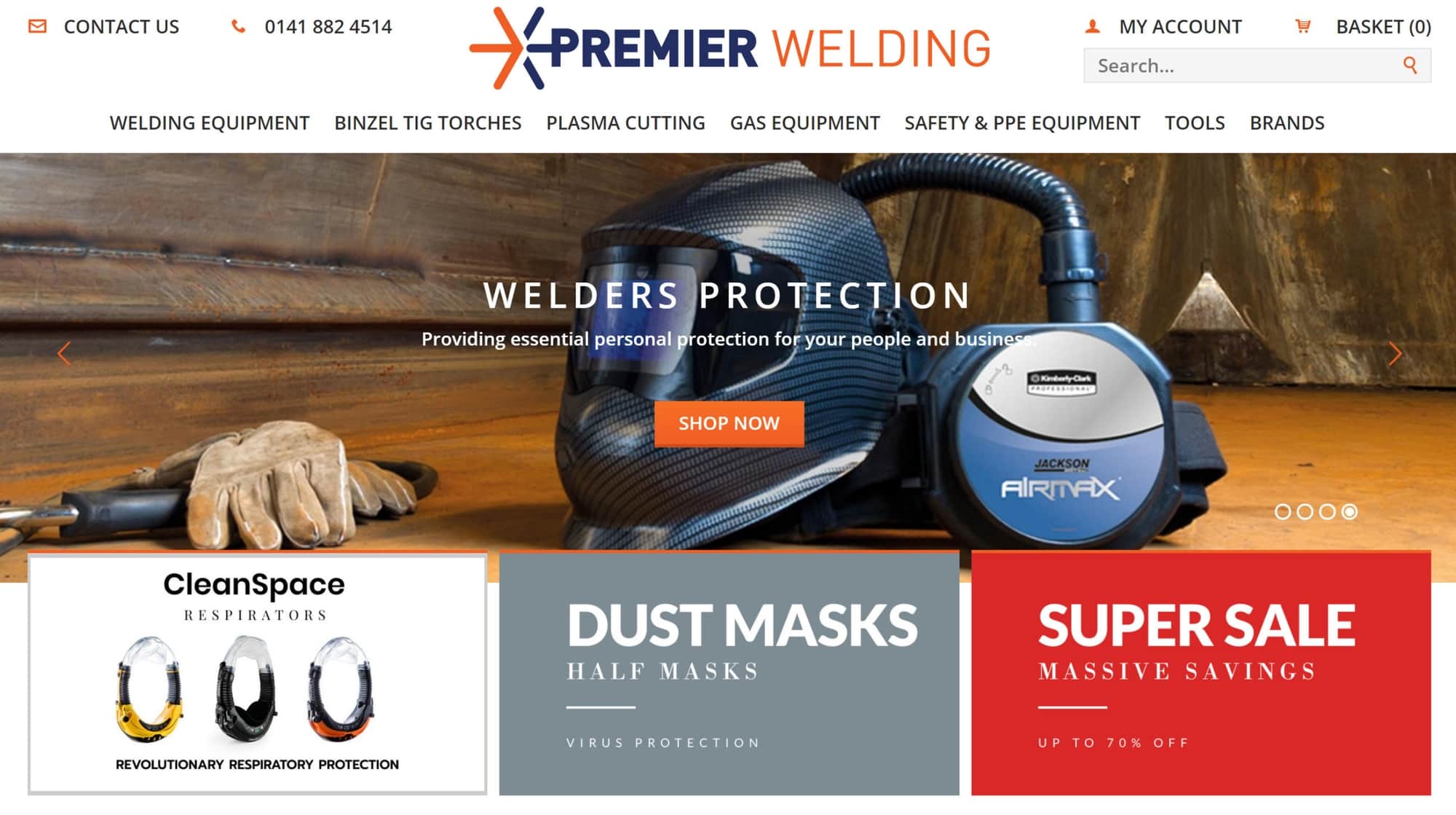Premier Welding // Magento & Branding Project by INDEZ