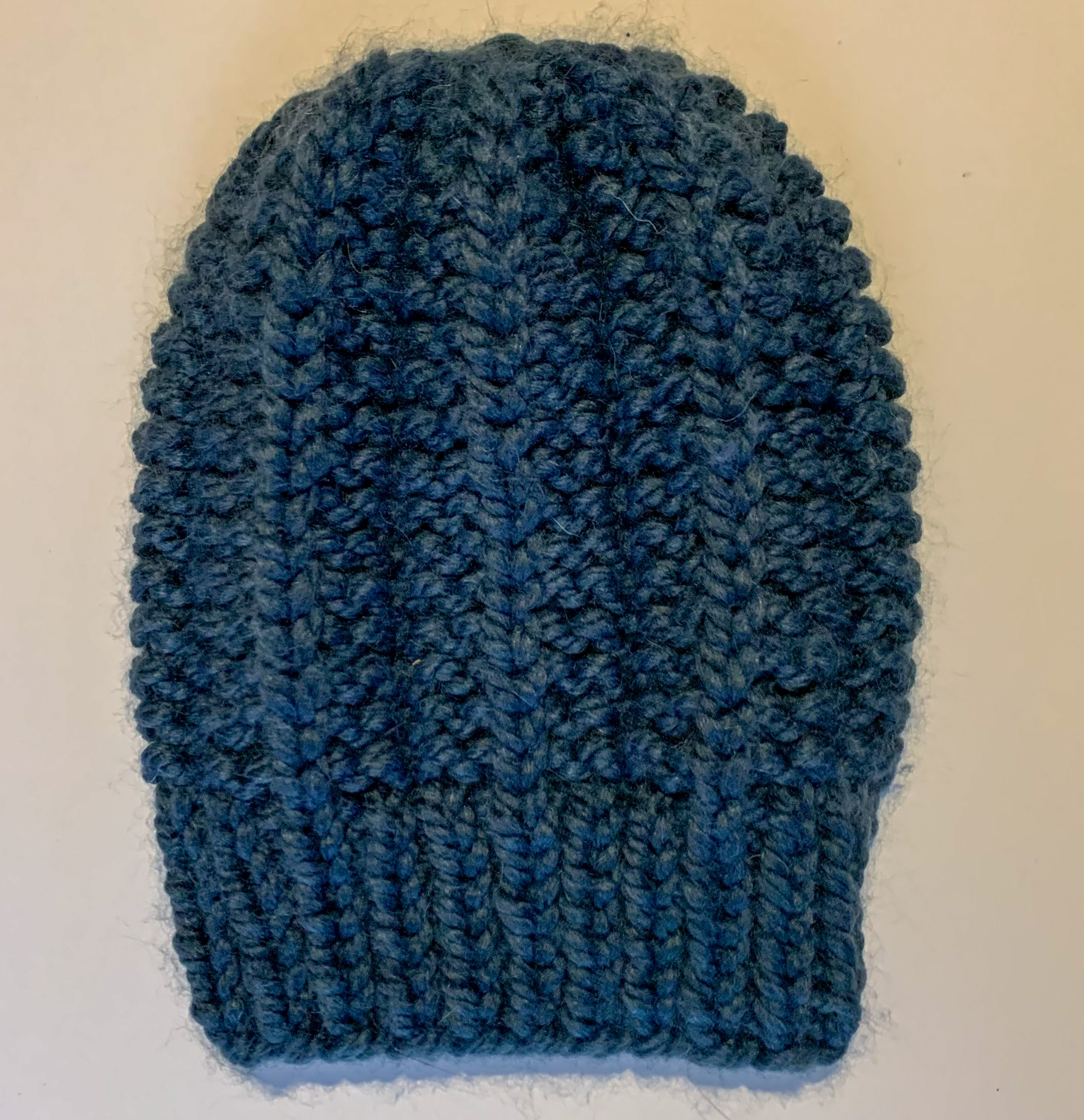 Navy Blue Knit Beanie
