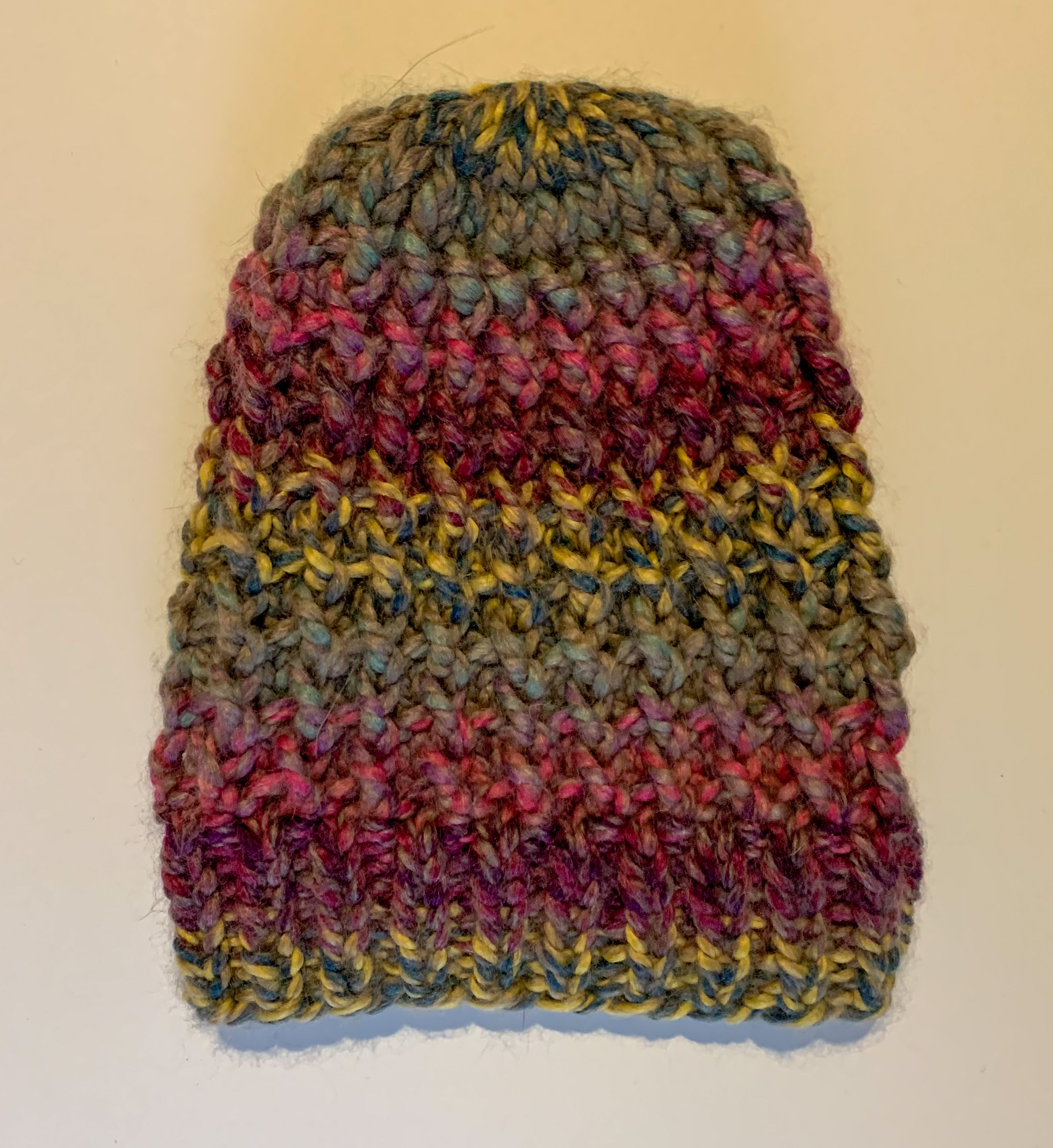 Multi-colored Knit Beanie