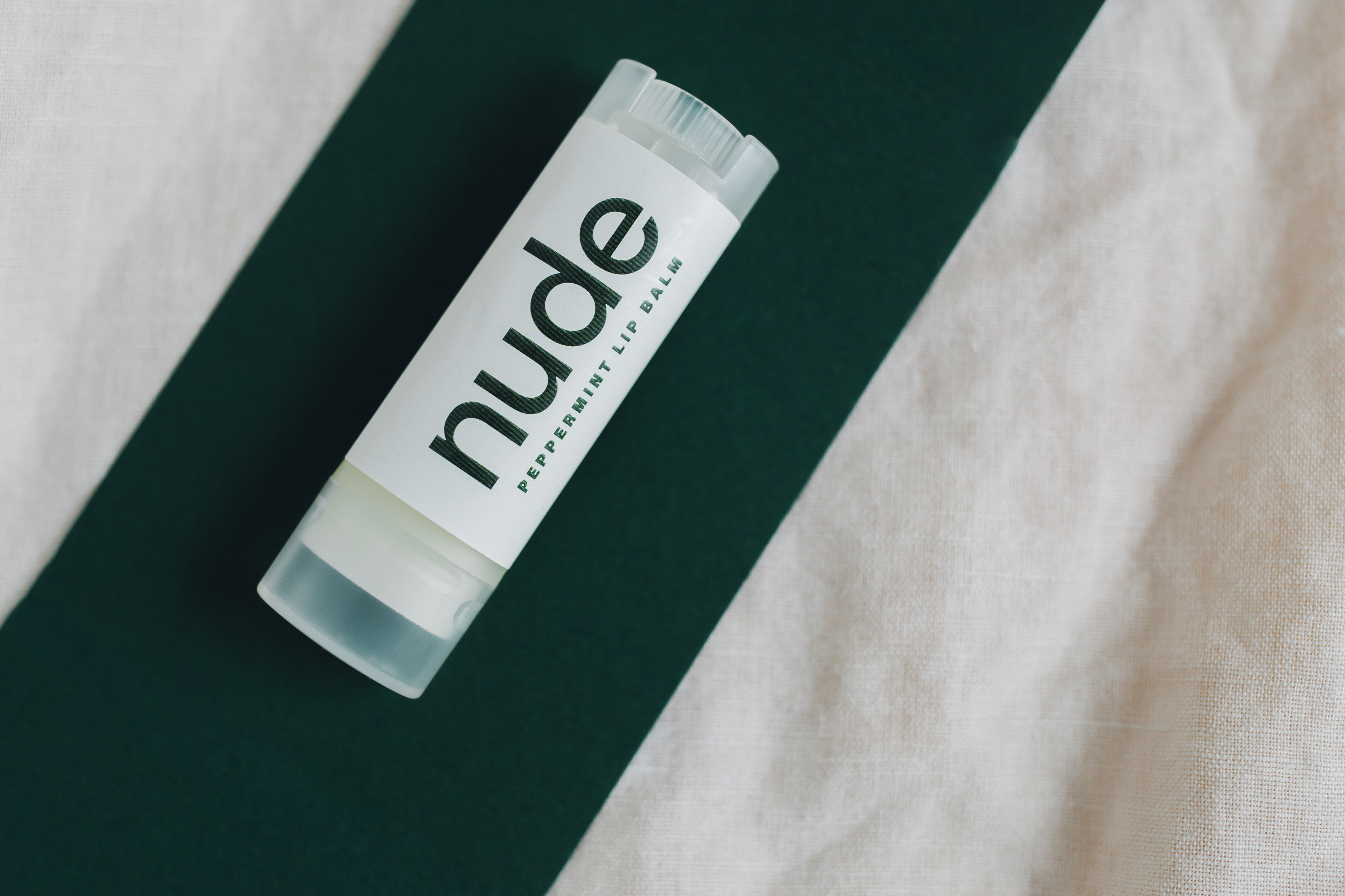 Peppermint lip balm