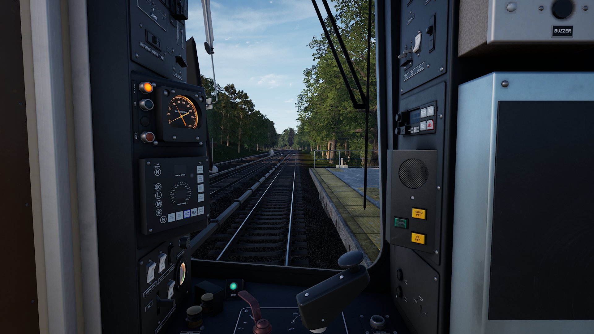 The view from the cab of the M3A.