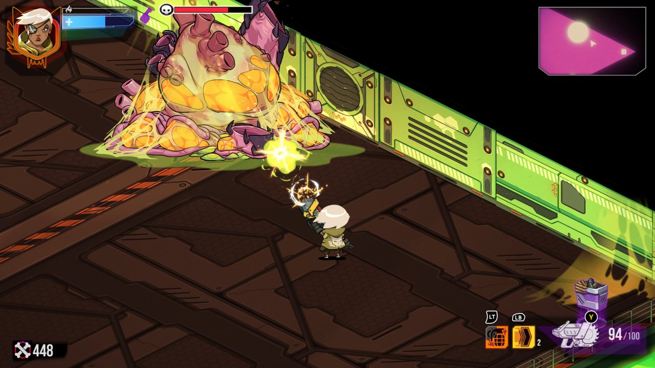 This pile of... god-only-knows what was all that was left after a boss fight.