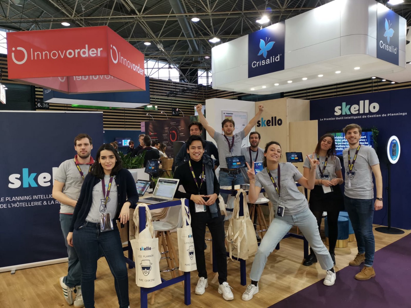 Skello au Sirha, le salon mondial de la restauration et de l’hôtellerie.