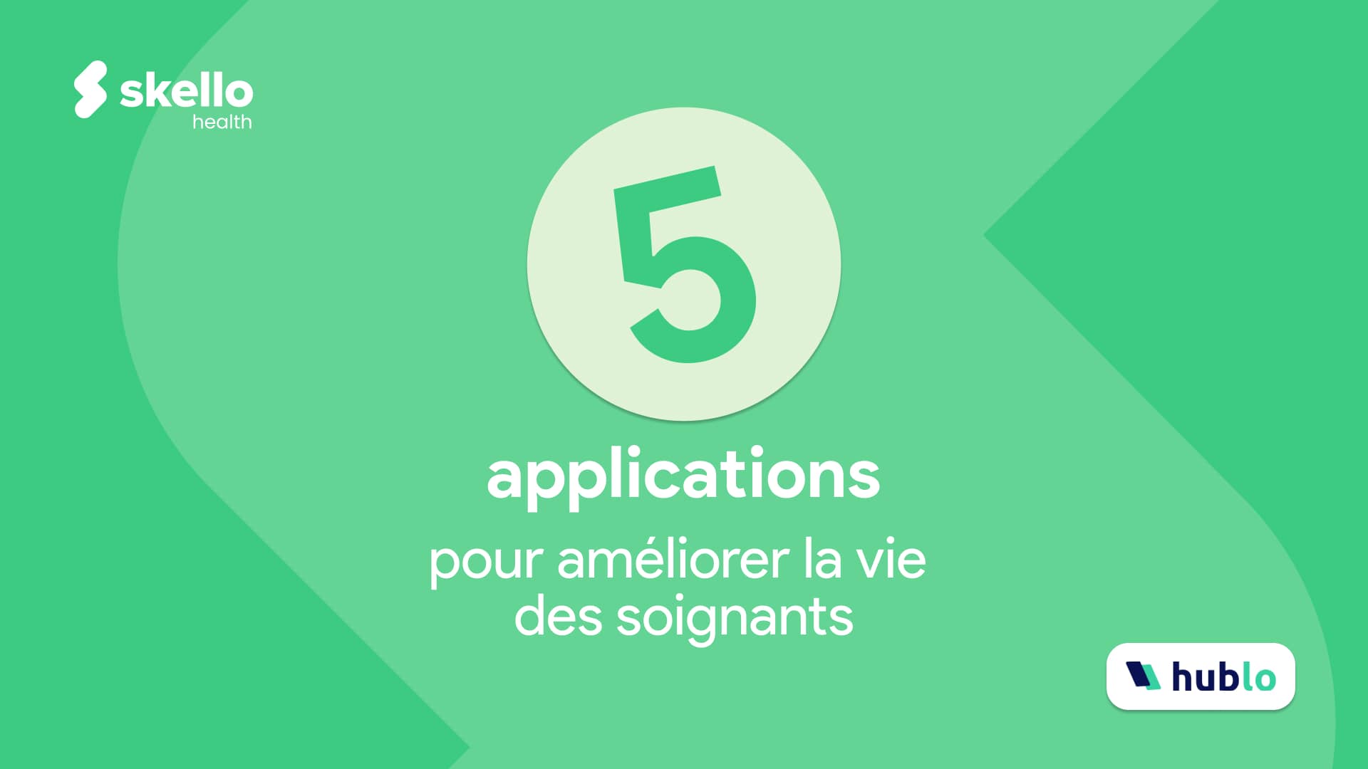 5 applications pour améliorer la vie des soignants.