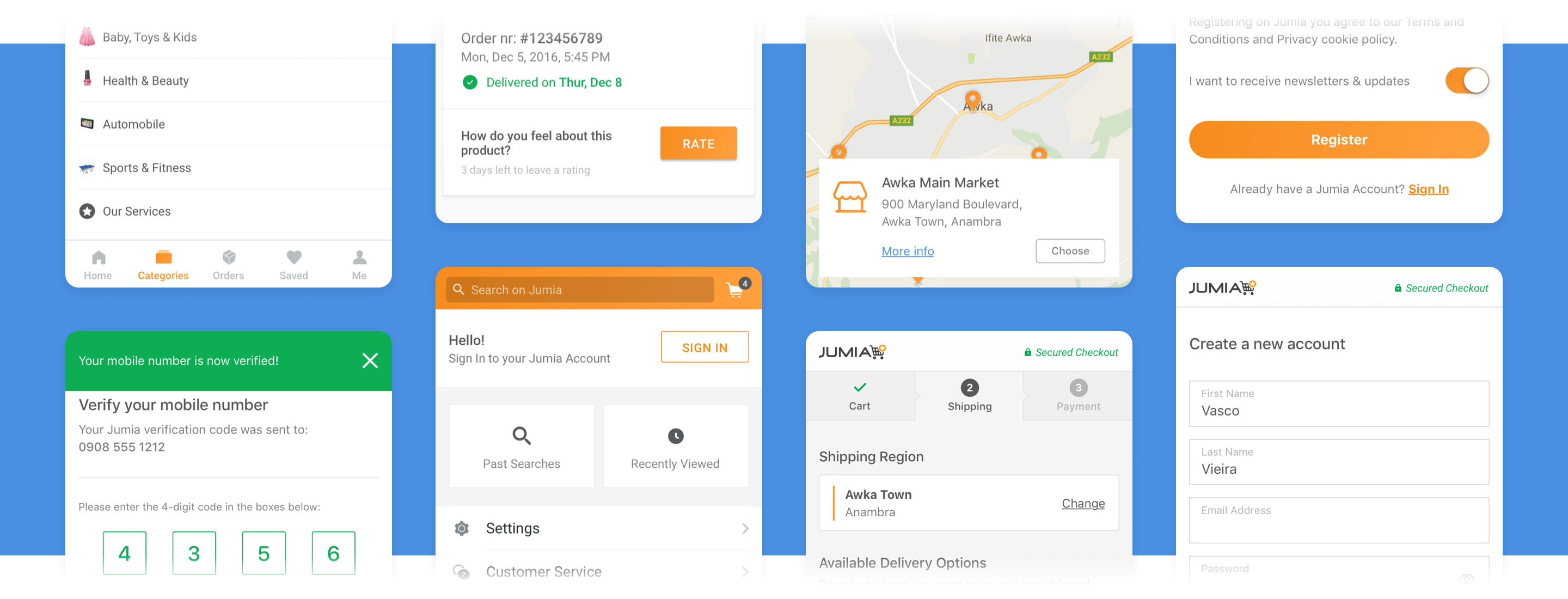 Jumia • Mobile App by Pixelmatters