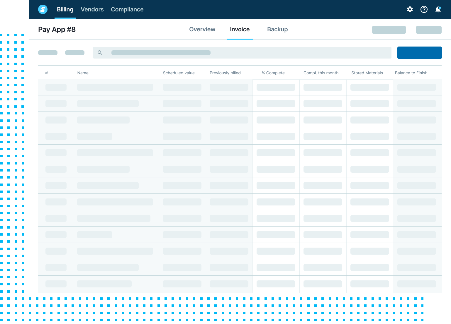 Invoice of Siteline product