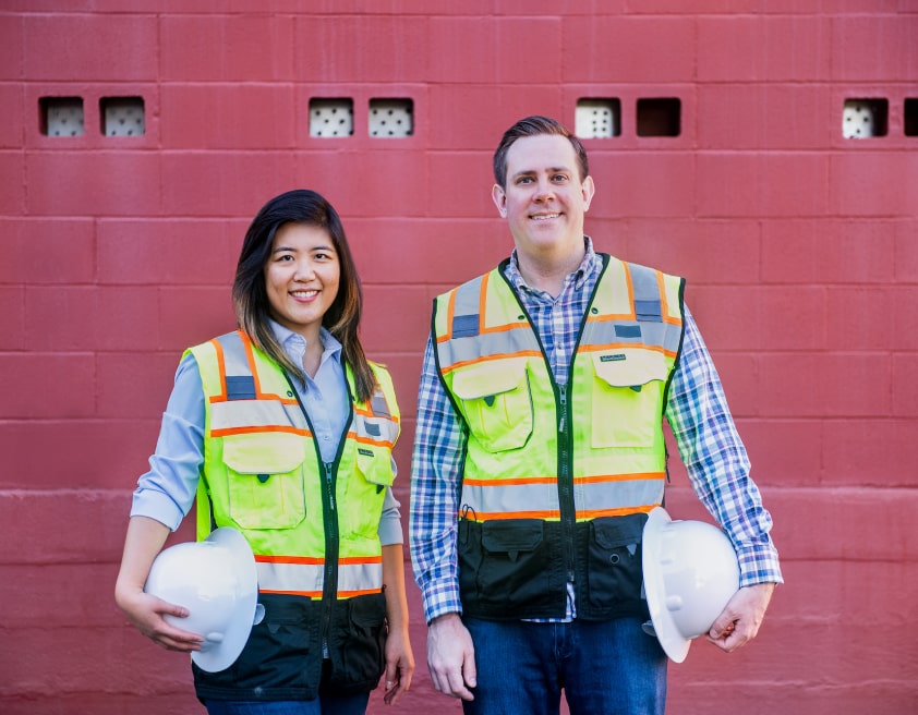 Gloria Lin and Joel Poloney